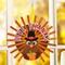 12-Pack Thanksgiving DIY Wreath Craft Kits for Kids – “Give Thanks” Turkey Foam Stick Art Sets with Googly Eyes, Wood Craft Sticks & Fall Stickers for Classroom & Home Activities (orange, Brown) 8 x 2 x 13 inches